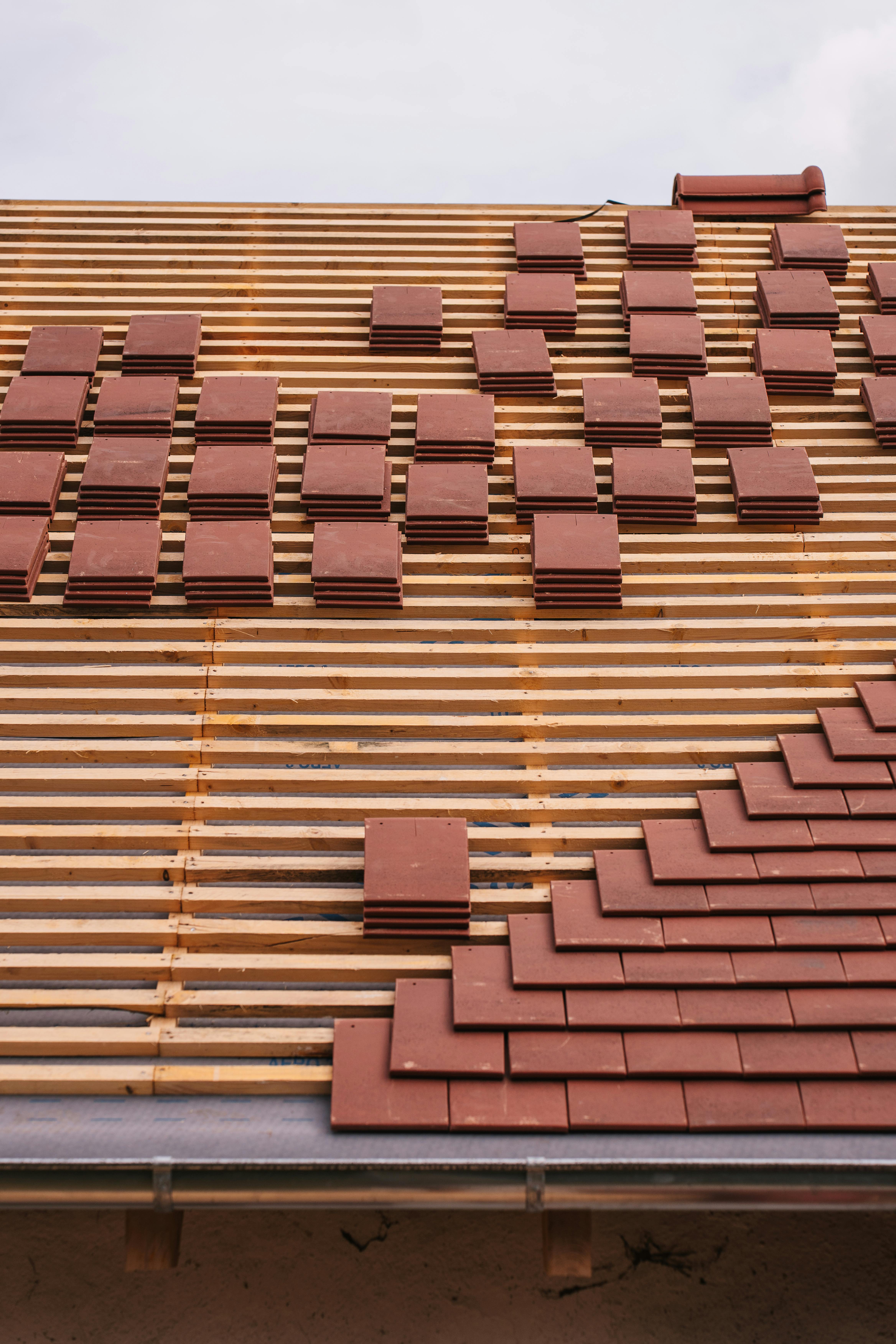 Individually laid to perfection, terracotta tiled roof.