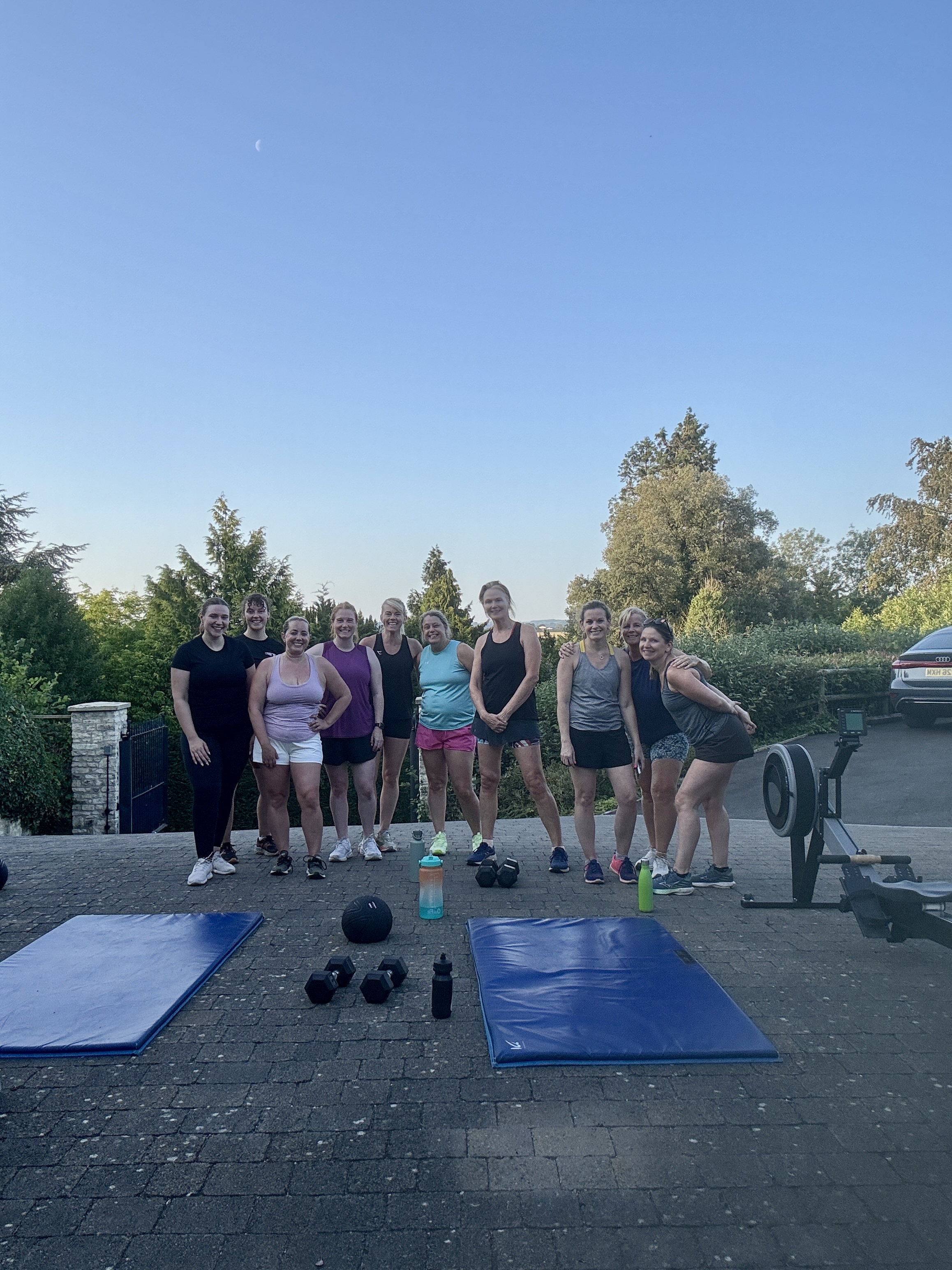 Small group strength and conditioning class at Balance Gym in Timsbury